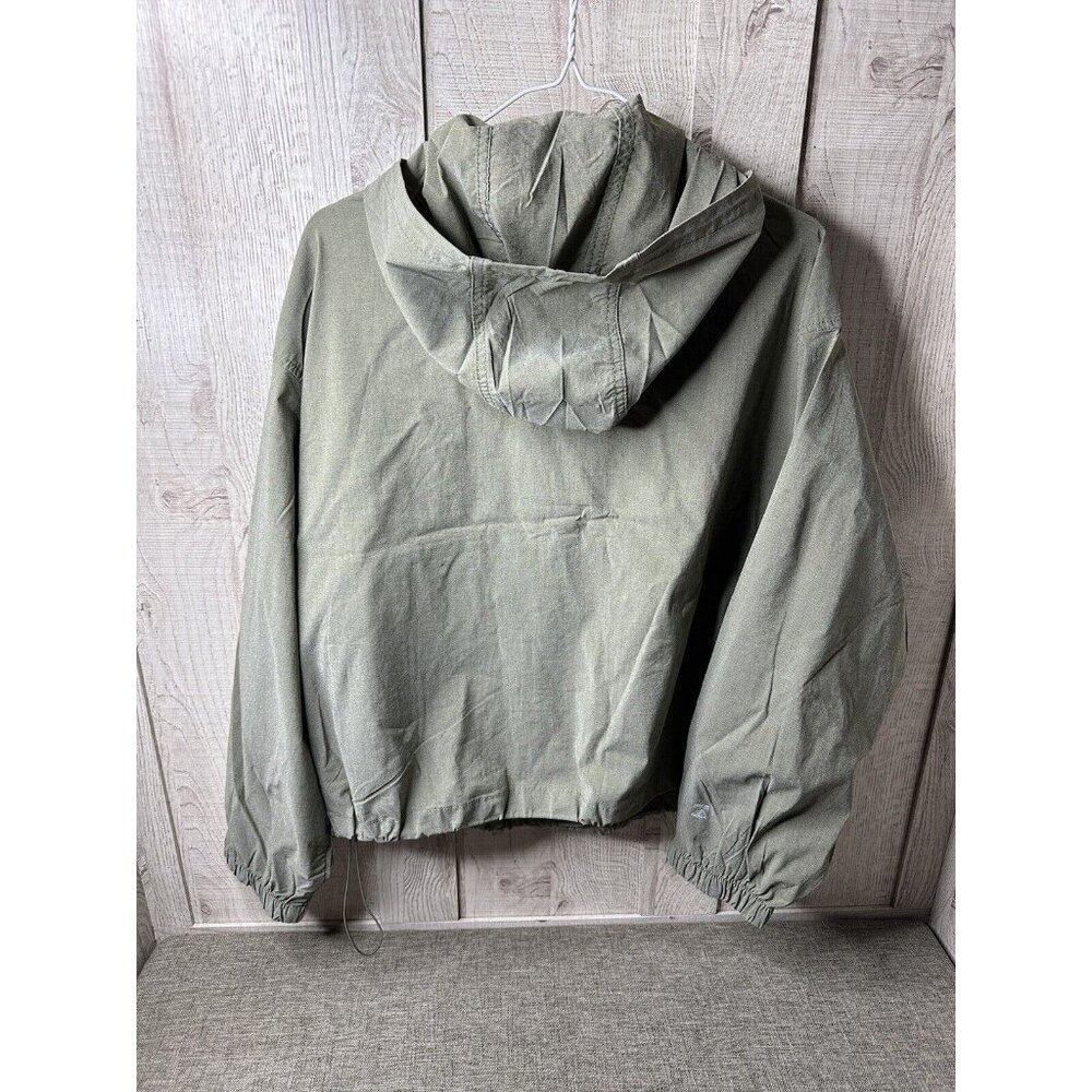 Signature by Levi Strauss & Co Womens Parka L Jacket Olive Green Lightweight - Picture 2 of 7